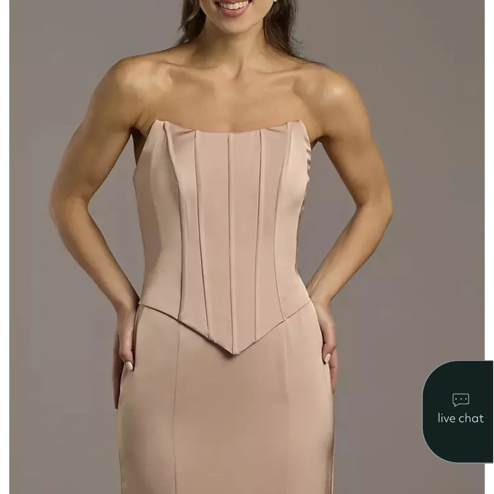 Galina White Corset Dress - Picture 3 of 4